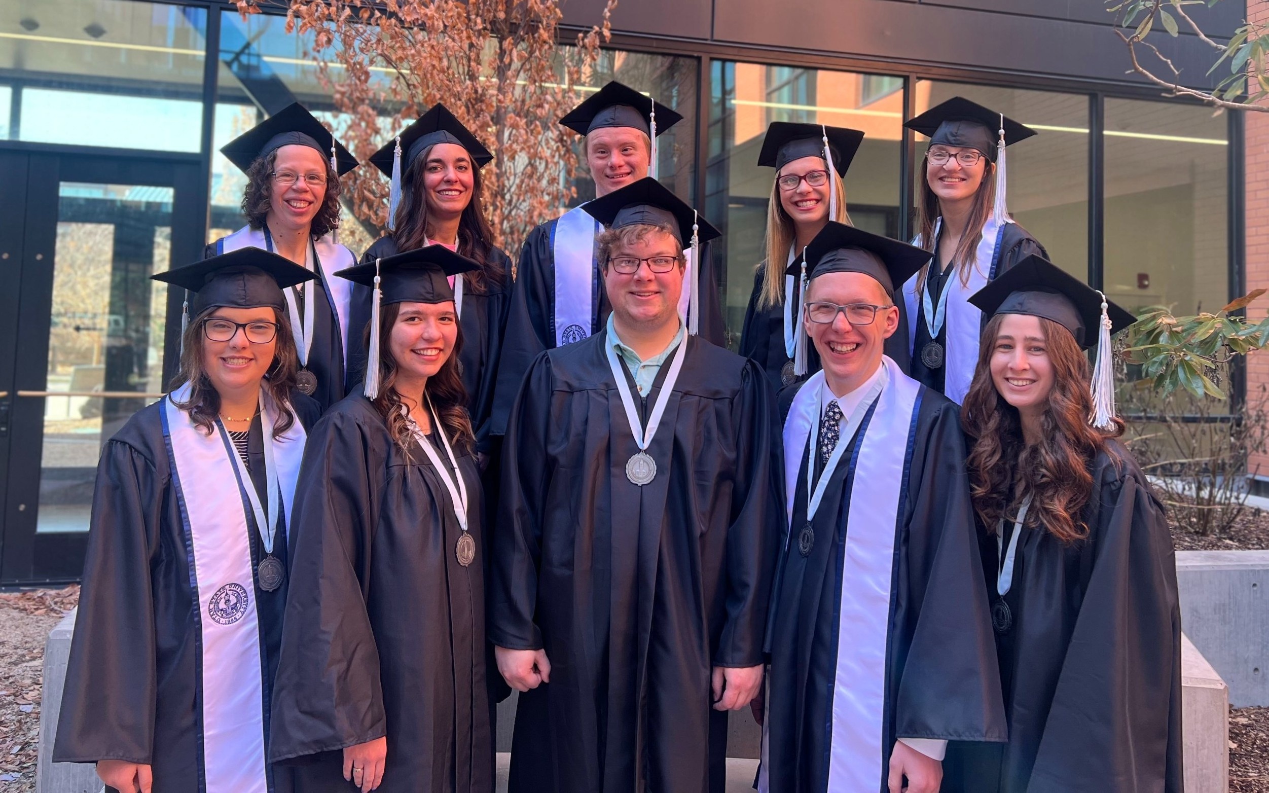A group of graduates