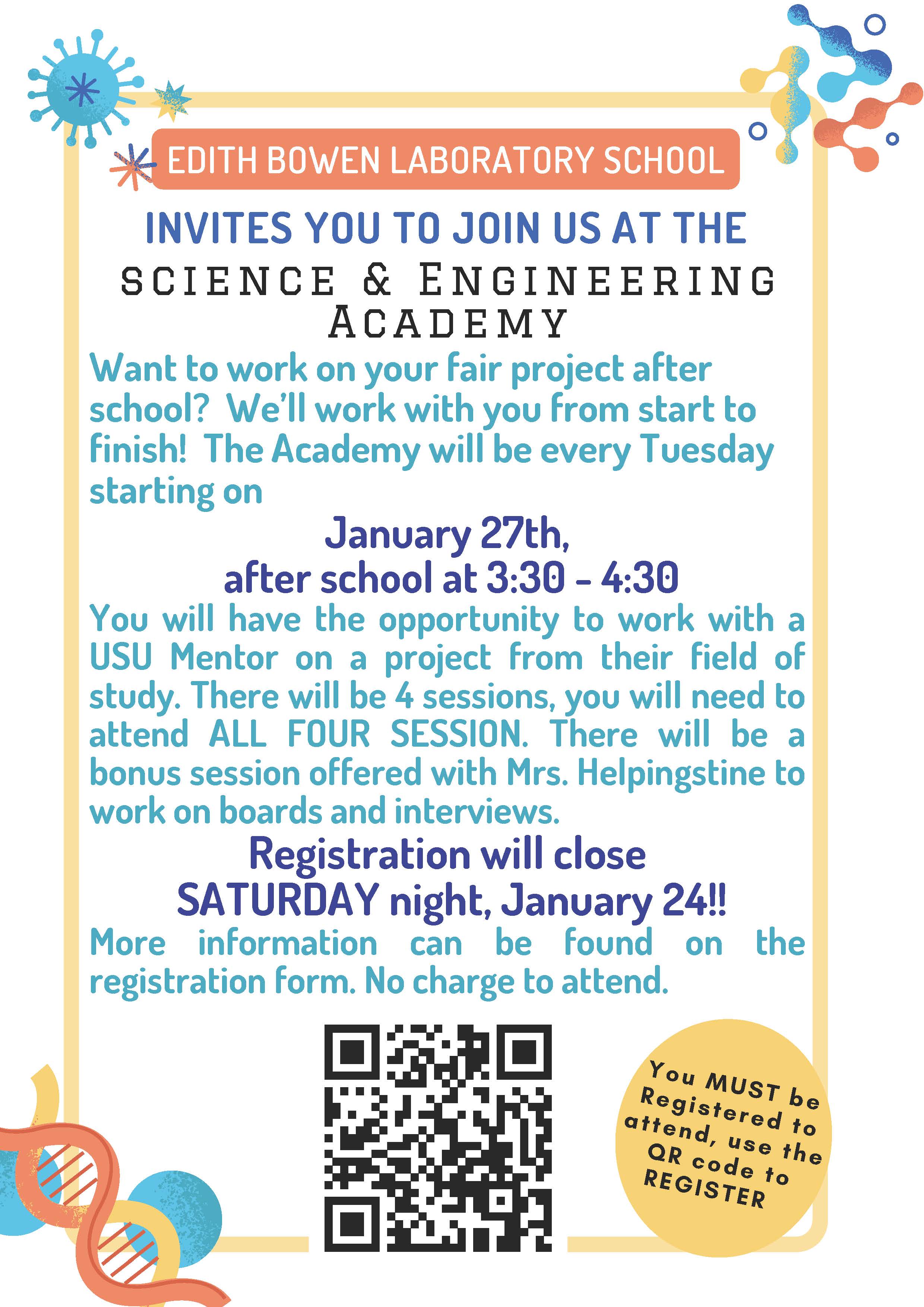 Science Academy Flyer