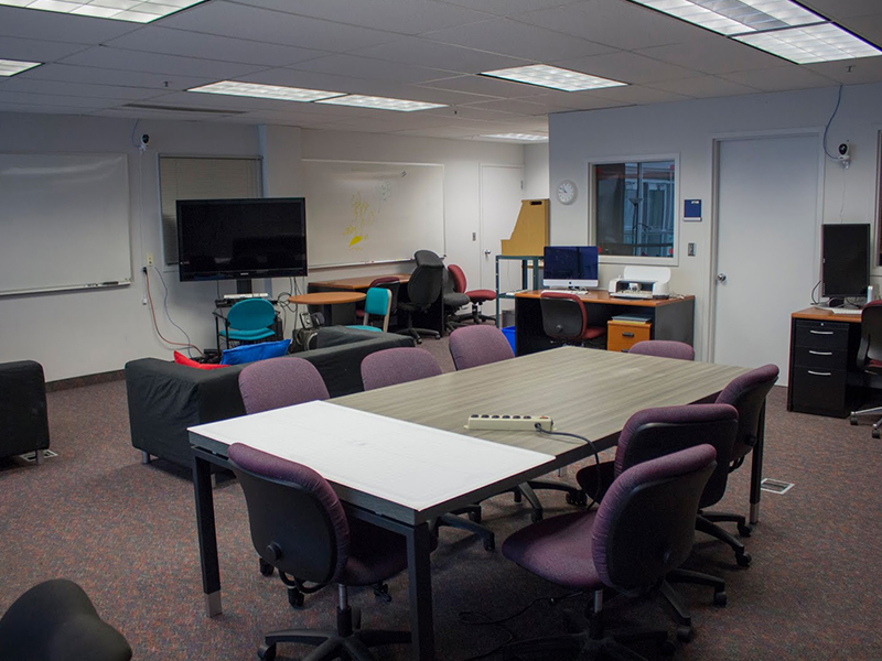 empty design lab with furniture