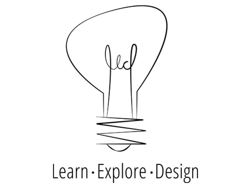 learn explore design lab logo