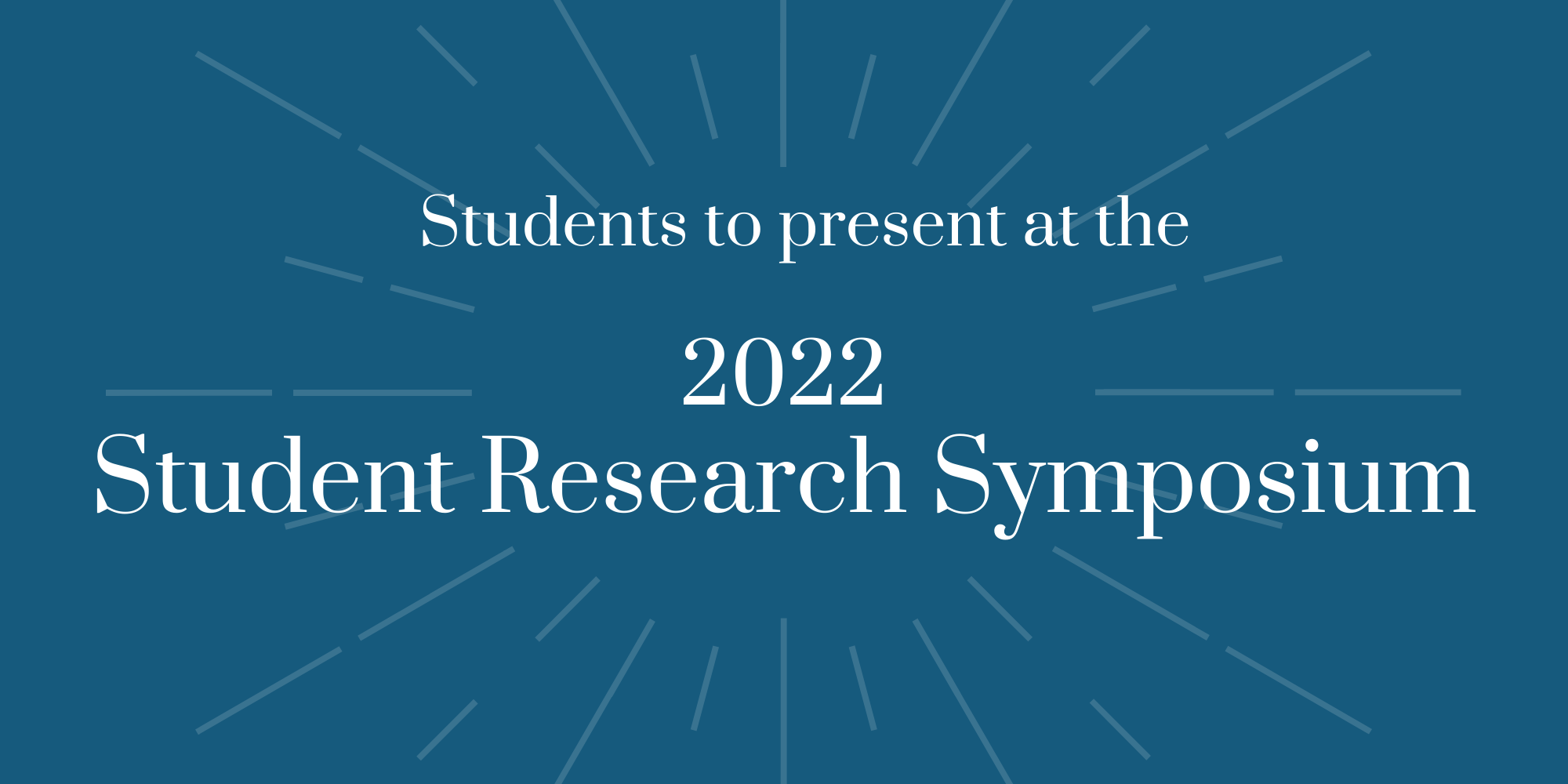 ITLS students to present at Student Research Symposium