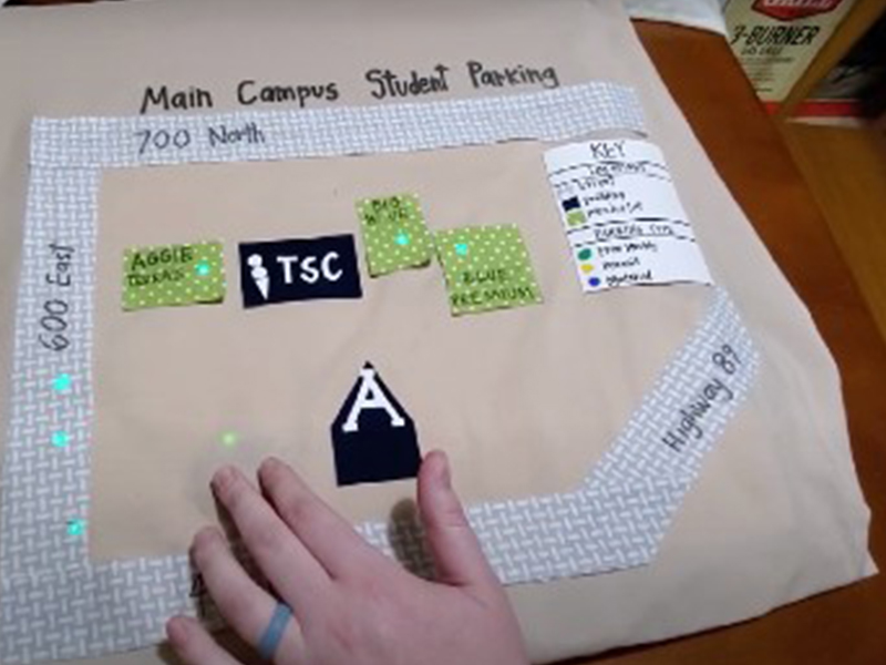 etextile student parking map
