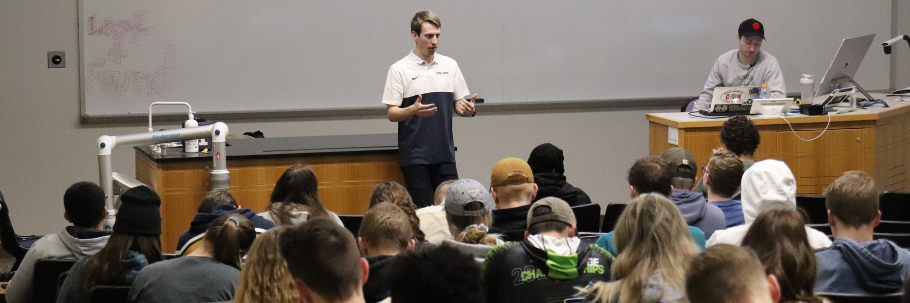 Instructors teaching a class