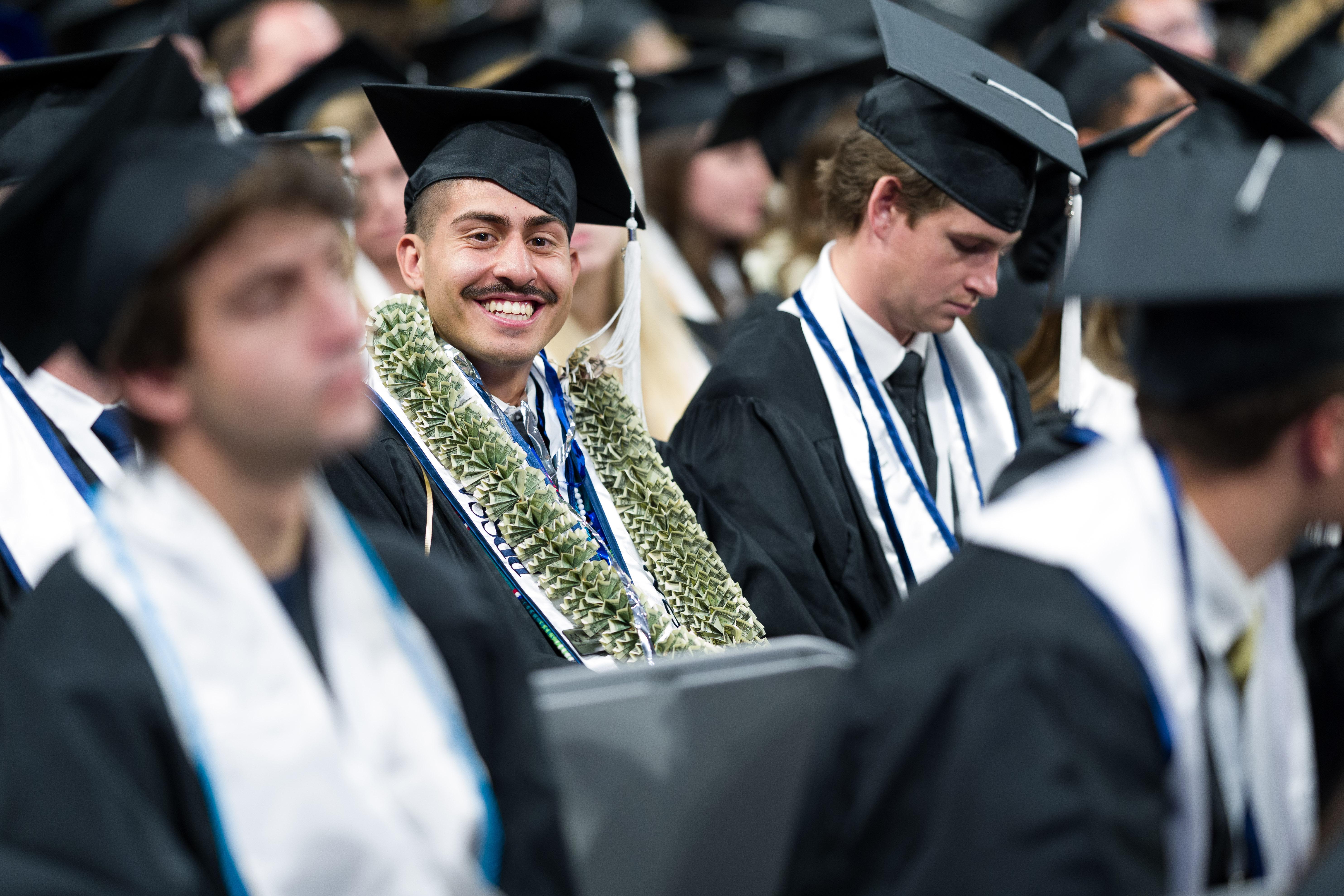 graduate smiling