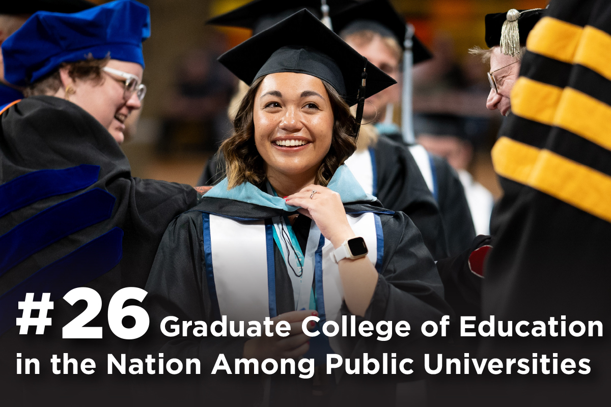 #26 Graduate college of education in the nation among public schools.