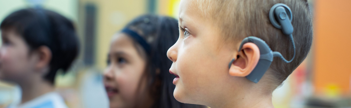 kids with cochlear implant