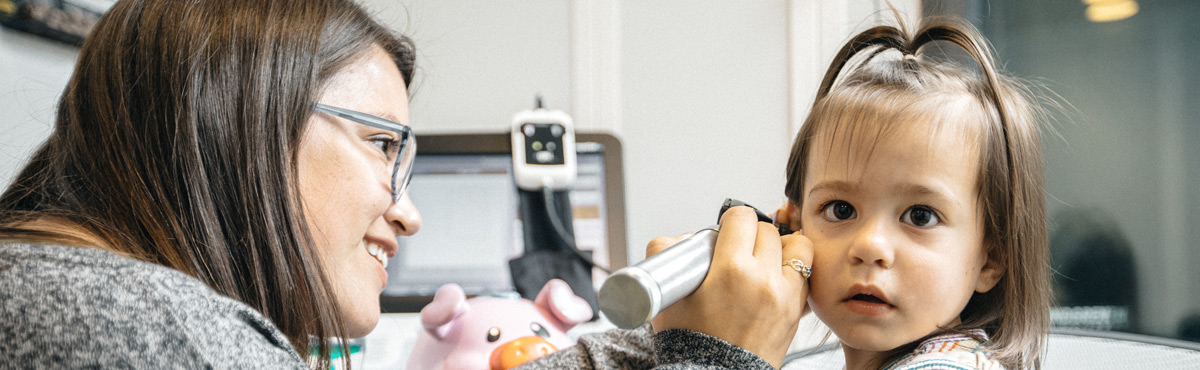 hearing test with child