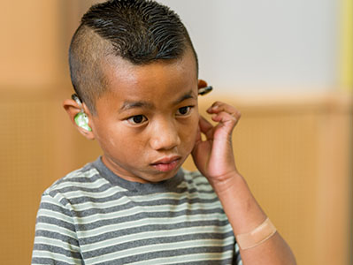 Child with a Cochlear Implants